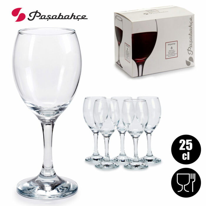 Set of 6 wine glasses 25,5 cl imperial - Image 4