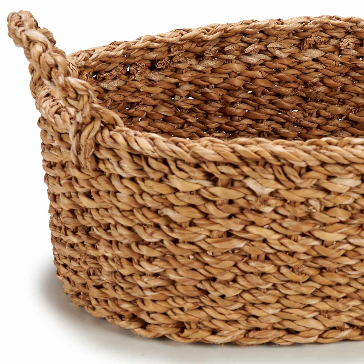 Set 3 oval baskets with handle - Imagen 4