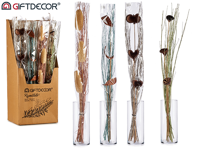100cm colour and natural bouquet assort 4